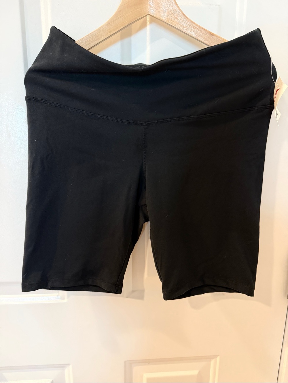 Danskin Black Mid-Rise Bike Shorts